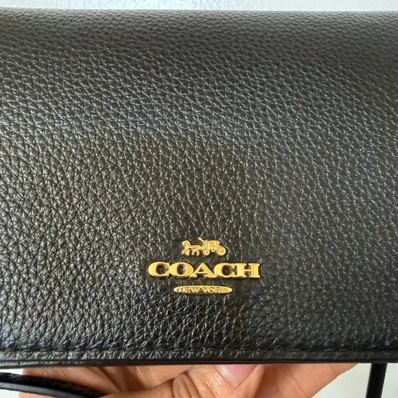 Coach Anna Foldover Clutch Crossbody - Picture 2 of 13